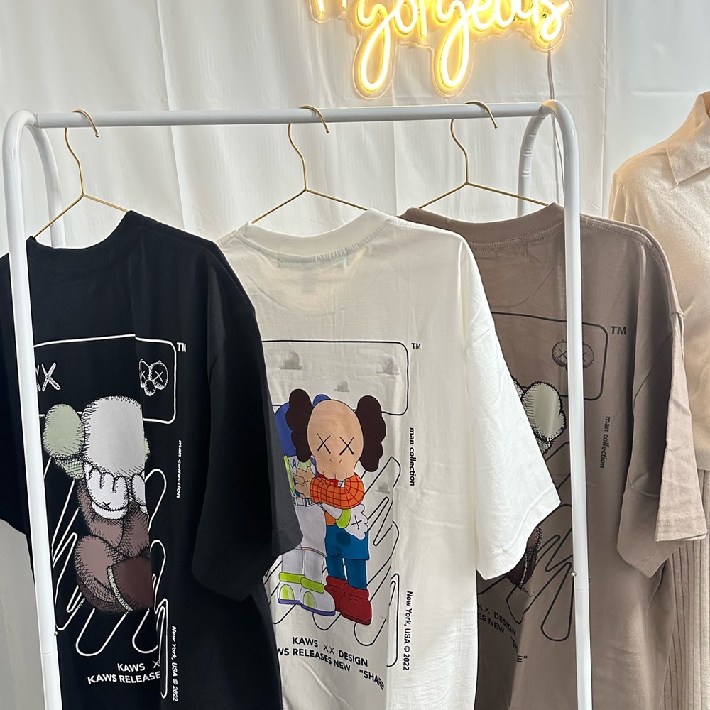 KAWS Short Sleeve Tees - White